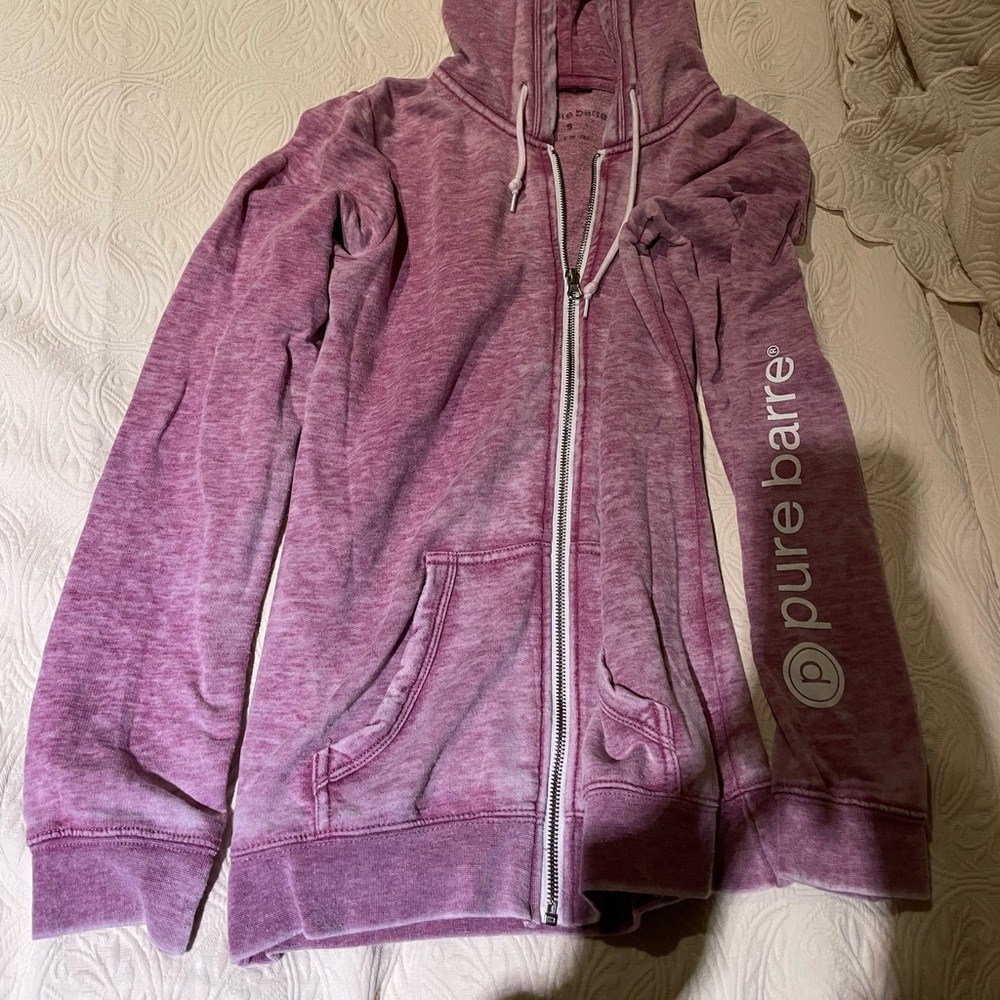 Pure Barre Zip Up Hoodie